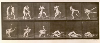 Two Men Wrestling, plate 347 from 